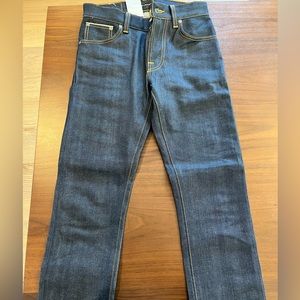 Nudie Jeans Thin Finn Dry Selvage Comfort Size: W28/L30